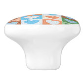 Hartkapwerk keramische knop (Zijkant)