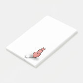 "hartkat" post-it® notes (Schuin)