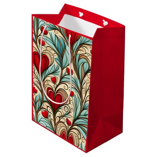 Hartkern Medium Cadeauzakje (Achterkant Gekanteld)