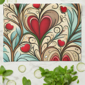 Hartkern Theedoek (Gevouwen)