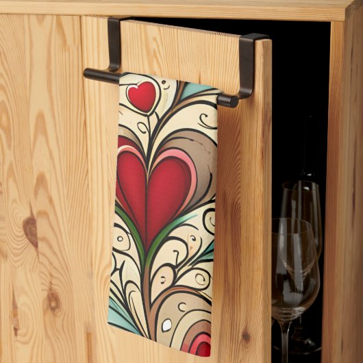 Hartkern Theedoek (Derde Gevouwen)