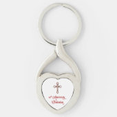 Hartkeychain, 40e Jubileum van Ordination Sleutelhanger (Voorkant)