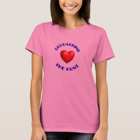 hartkloppend hart de jacht t-shirt (Voorkant)