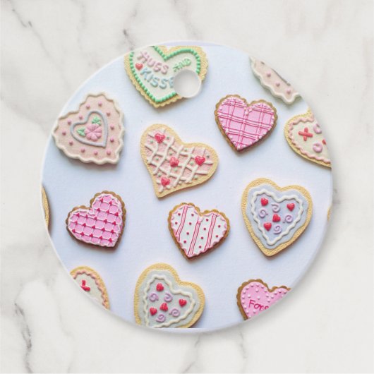 Hartkoekjes voor Valentijnsdag        Bedankjes Labels (Voorkant)