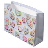 Hartkoekjes voor Valentijnsdag Groot Cadeauzakje (Achterkant Gekanteld)