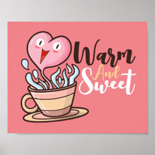  hartkoffie Aroma Cartoon Poster