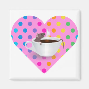 hartkoffiemuis magneet