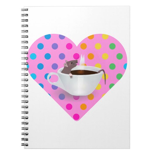 hartkoffiemuis notitieboek (Voorkant)