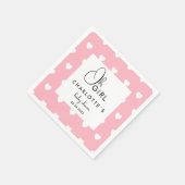 Hartkrans Baby shower Servet (Hoek)