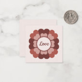 Hartkrans  notitiekaartje (Voorkant / Achterkant in situ)