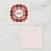 Hartkrans  notitiekaartje (Voorkant / Achterkant)