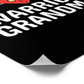 Hartkrijger Oma Chd Aangeboren Hartafwijking Poster (Hoek)