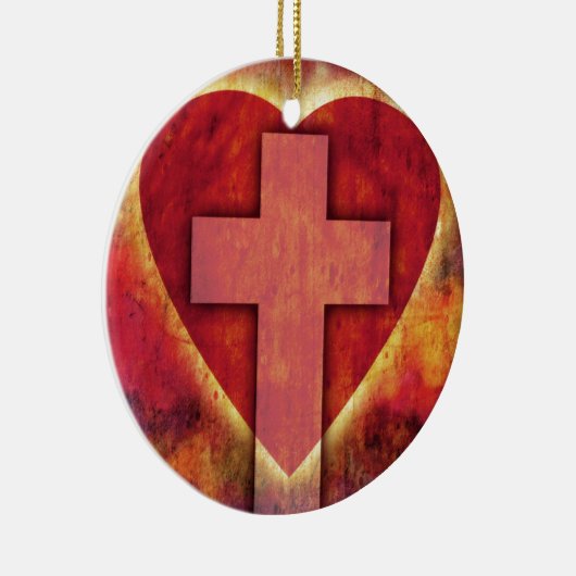 Hartkruis Keramisch Ornament (Rechts)