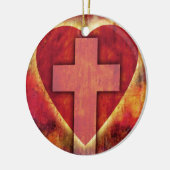 Hartkruis Keramisch Ornament (Links)