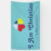 Hartkruis Spandoek (Verticaal)