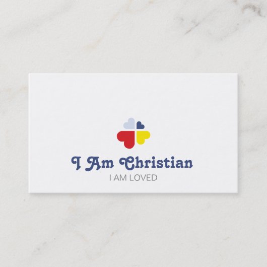 Hartkruis Visitekaartje (Voorkant)