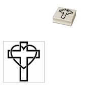 hartkruisstempel rubberstempel (Gestempeld)