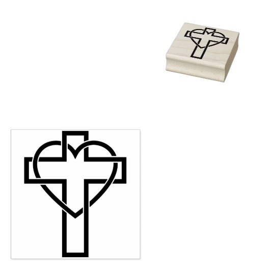 hartkruisstempel rubberstempel (Gestempeld)