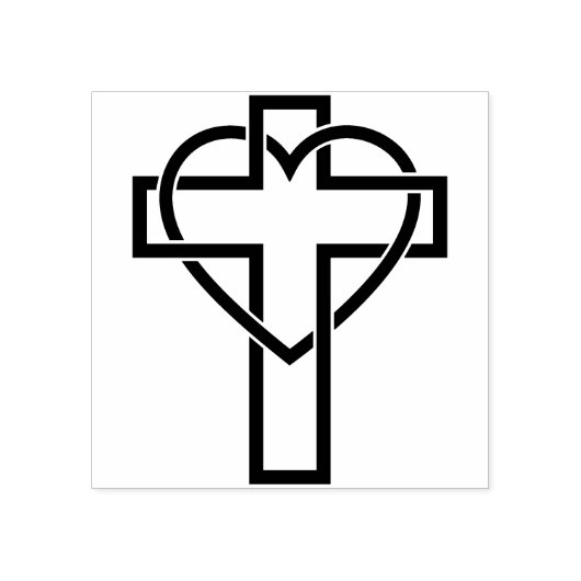 hartkruisstempel rubberstempel (Afrduk)