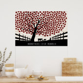 Hartland - 250 handtekeningen gastboekalternatief poster (Keuken)