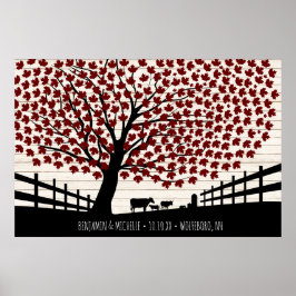 Hartland - 250 handtekeningen gastboekalternatief poster