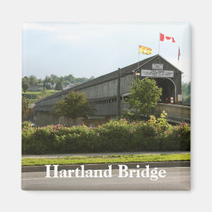 Hartland Bridge langste overdekte brugmagneet Magneet