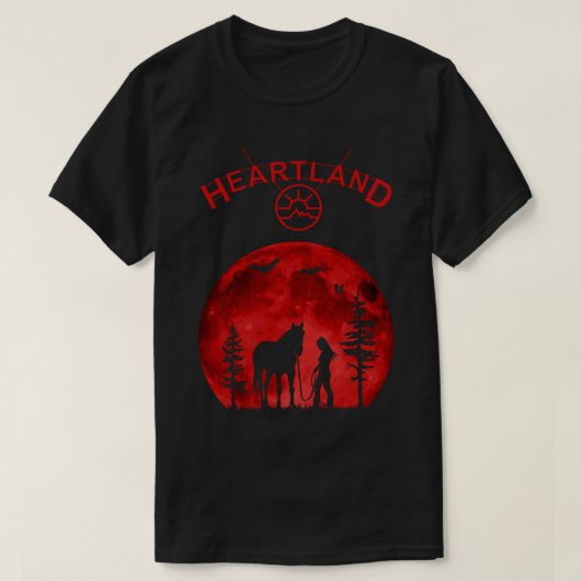 Hartland, Ziekenland, Ranch, zonneland, hartslag T-shirt (Design voorkant)