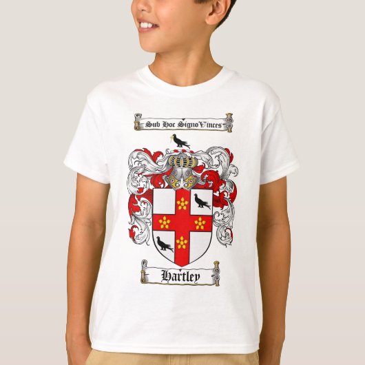 HARTLEY FAMILY CREST - HARTLEY COAT VAN WAPENS T-SHIRT (Voorkant)