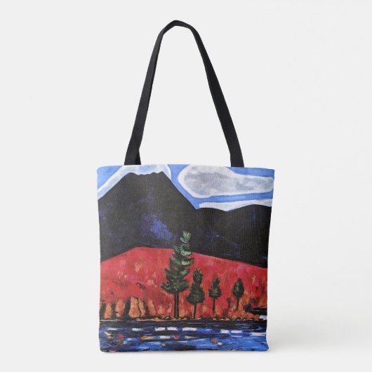 Hartley - Mount Katahdin, Maine, Verenigde Staten Tote Bag (Achterkant)