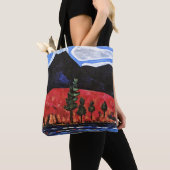 Hartley - Mount Katahdin, Maine, Verenigde Staten Tote Bag (Dichtbij)