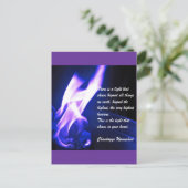 Hartlicht Briefkaart (Staand voorkant)