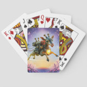 Hartlicht Reisiger van de Maanverlichte Hemel. Pokerkaarten (Achterkant)