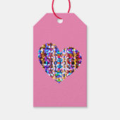 Hartlichten Cadeaulabel (Voorkant)