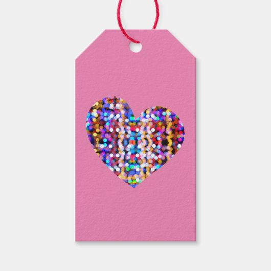 Hartlichten Cadeaulabel (Voorkant)