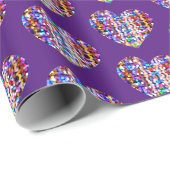 Hartlichten Cadeaupapier (Rol Hoek)