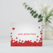 Hartliefde met foto briefkaart (Staand voorkant)