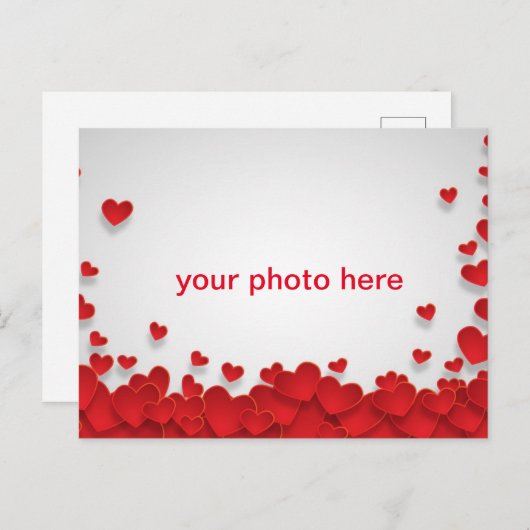 Hartliefde met foto briefkaart (Voorkant / Achterkant)