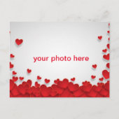 Hartliefde met foto briefkaart (Voorkant)
