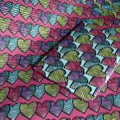 Hartliefhebbers schattig retro Valentijnsdag Inpakpapier Vel