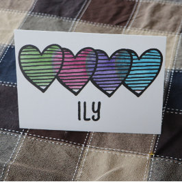 Hartliefhebbers schattig retro Valentijnsdag Kaart