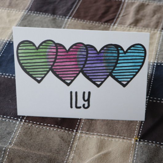 Hartliefhebbers schattig retro Valentijnsdag Kaart