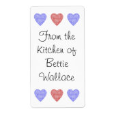 hartlijn etiket (Voorkant)