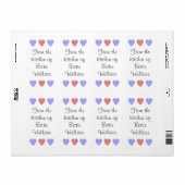 hartlijn etiket (Full Sheet)