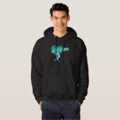 Hartlint - baarmoederhalskanker hoodie (Voorkant volledig)