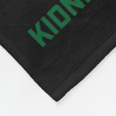 Hartlint In maart Draag we groene nierziekte Fleece Deken (Hoek)