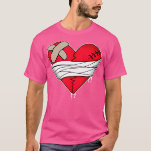 Hartloos Shirt Hart Gebroken Shirt Geen Liefde Ret