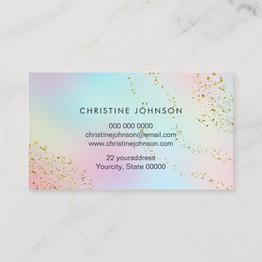 hartloyaliteitskaart visitekaartje (Achterkant)