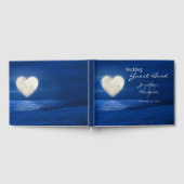 Hartmaan met besneeuwd strand Winterbruiloft Gastenboek (Volledig)