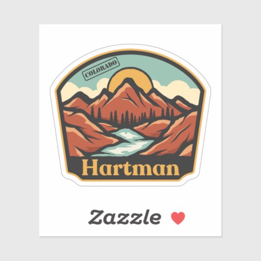 Hartman, Colorado Sticker (Vel)