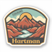 Hartman, Colorado Sticker (Voorkant)